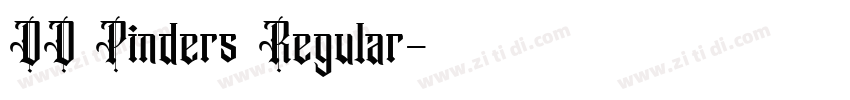 DD Pinders Regular字体转换
